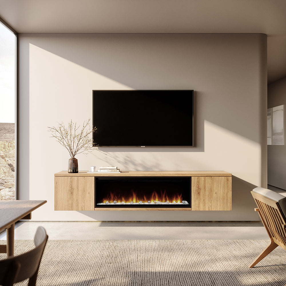 Cinewall met haard tot 320 cm - Area77 Interior – AREA77 Interior