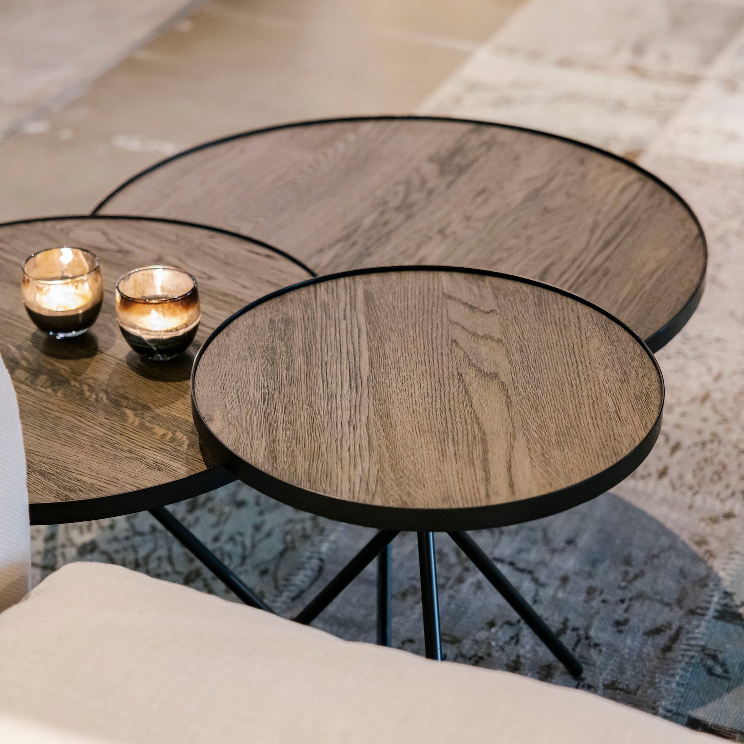 Orano Brass Frame Salontafel Medium
