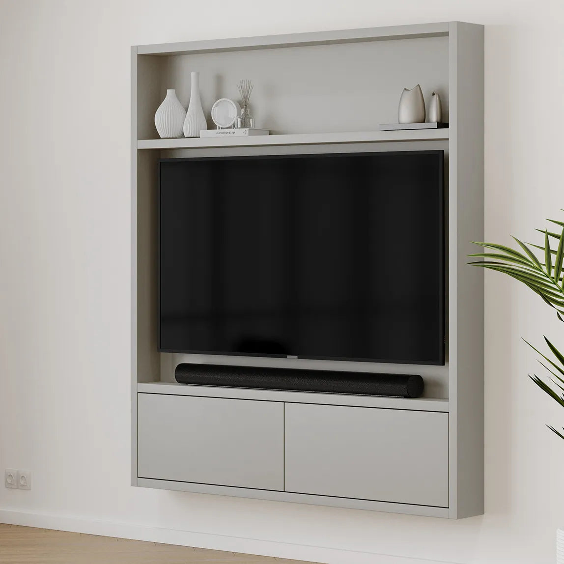 Cinewall Flatbox Solo Unicolor Pebble Grey