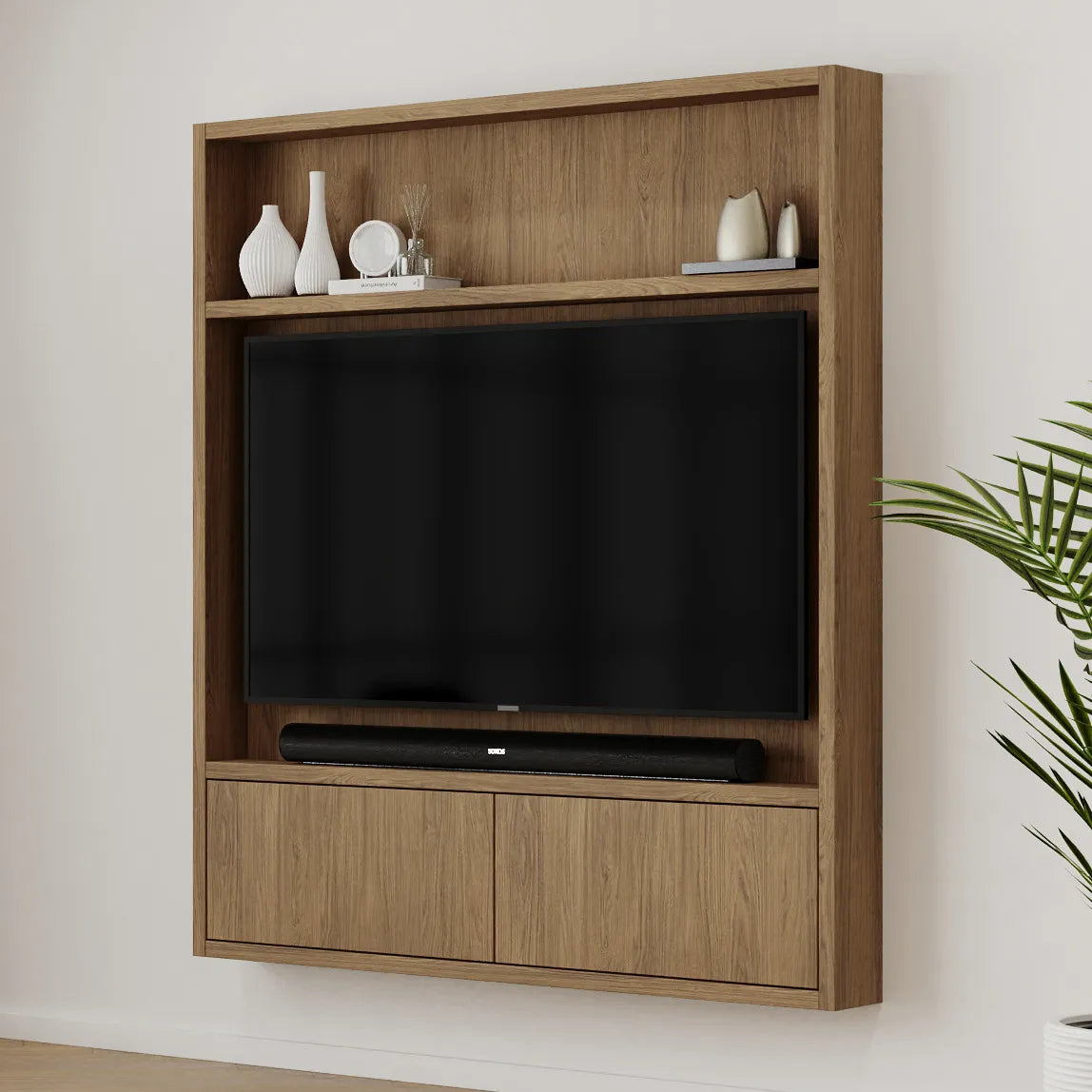 Cinewall Flatbox Solo Casella Brown Oak