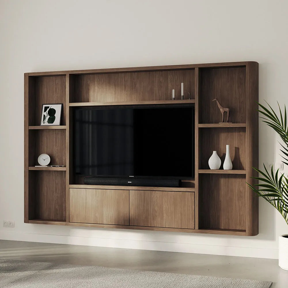 Cinewall Flatbox Tripoli Rounded Lincoln Walnut
